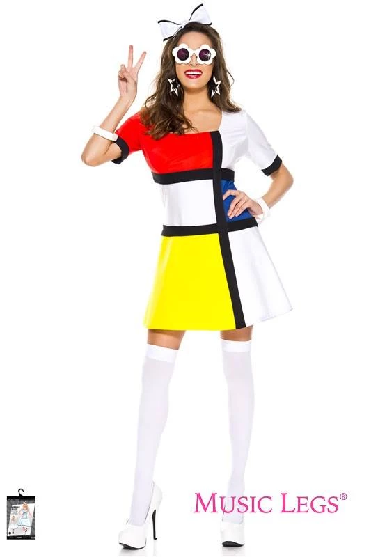 Music Legs Mod 1960s Dress Retro Womens Fancy Dress Party Costume Twiggy Outfit 3 Music Legs Mod 1960s Dress Retro Womens Fancy Dress Party Costume Twiggy Outfit