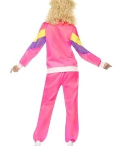 Smiffy's Womens Tracksuit 80's Women's Costume
