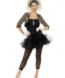 Smiffy's Womens Wild Child 1980's Women's Costume Dress