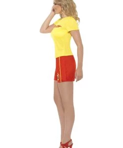 Smiffy's Baywatch Lifeguard Licensed Costume Womens Beach Patrol Fancy Dress