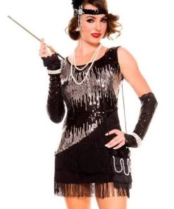 Music Legs Fearless Flapper Gatsby Flapper Womens Costume