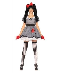 Leg Avenue Wind Me Up Dolly Halloween Adult Costume For Hire Womens