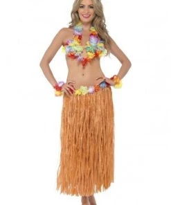 Smiffy's Womens Hula Honey Instant Hawaiian Luau Costume Set