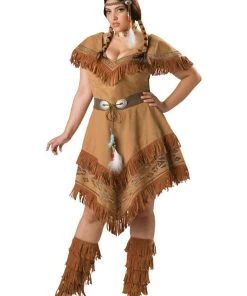 In Character Womens Indian Maiden Wild Dove Plus Size Adult Hire Costume