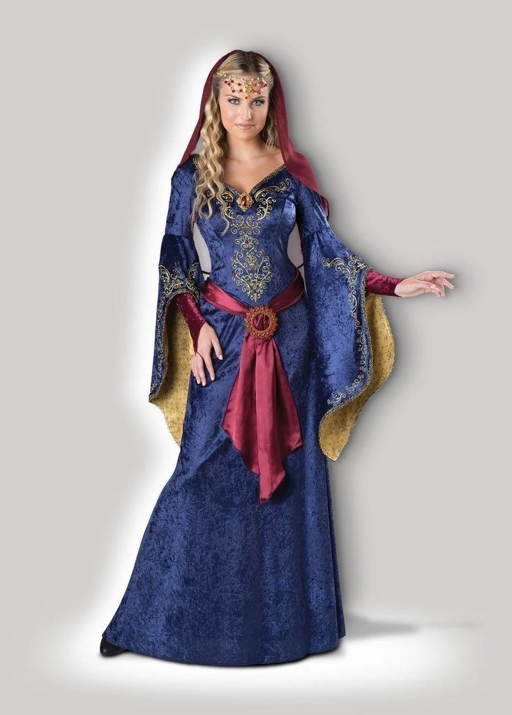 In Character Maid Marian Medieval Fair And Banquet Hire Costume Gown Womens 3 In Character Maid Marian Medieval Fair And Banquet Hire Costume Gown Womens