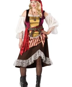 In Character Pirate Wench Deckhand Darling Plus Size Hire Womens Costume