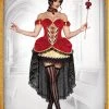 In Character Womens Queen Of Hearts Costume Confidential Adult Hire Costume
