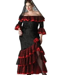 In Character Senora Womens Plus Size Hire Costume