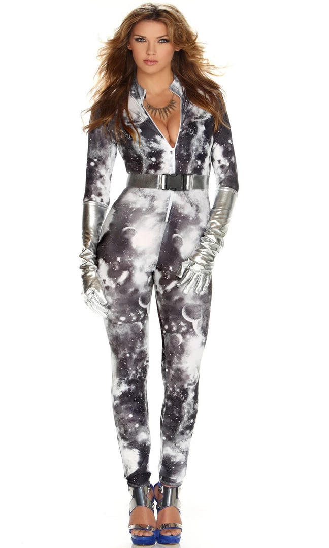 Leg Avenue Spacesuit Queen Of The Galaxy Womens Costume Hire 3 Leg Avenue Spacesuit Queen Of The Galaxy Womens Costume Hire
