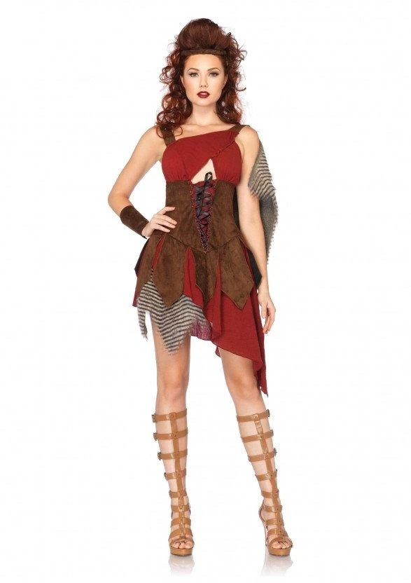 Leg Avenue Spartan Huntress Womens Hire Costume 3 Leg Avenue Spartan Huntress Womens Hire Costume