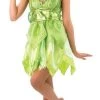 Rubie's Tinkerbell Disney Fairy Fancy Dress Ladies Peter Pan Costume With Wings Womens
