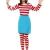 Smiffy's Womens Wenda Where's Wally Adult Costume Wheres Waldo Book Week Fancy Dress 1 Smiffy's Womens Wenda Where's Wally Adult Costume Wheres Waldo Book Week Fancy Dress
