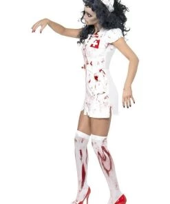 Smiffy's Womens Zombie Nurse Adult Halloween Costume For Sale