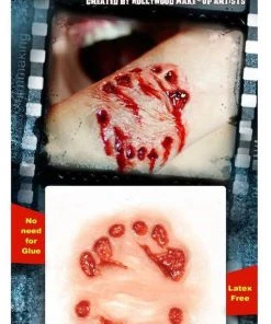 Tinsley Transfers Animal Bite Fake Realistic Wound 3D FX Transfer Halloween Makeup