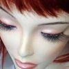 Carnival Products Glitter Trim Brown False Eyelashes Black