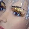 Carnival Products Dramatic Gold Tinsel False Eyelashes Womens 2 Carnival Products Dramatic Gold Tinsel False Eyelashes Womens