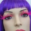 Carnival Products Womens Feathers False Eyelashes Long Pink