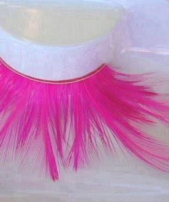 Carnival Products Womens Feathers False Eyelashes Long Pink 7 Carnival Products Womens Feathers False Eyelashes Long Pink