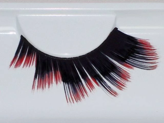 Carnival Products Jagged False Eyelashes With Red Tips 5 Carnival Products Jagged False Eyelashes With Red Tips