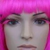 Carnival Products Oversized Pink & Black False Eyelashes Womens