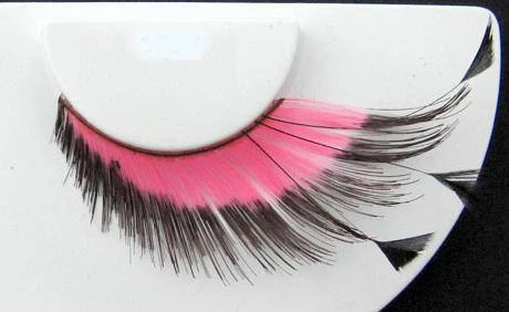 Carnival Products Oversized Pink & Black False Eyelashes Womens 5 Carnival Products Oversized Pink & Black False Eyelashes Womens