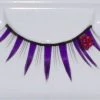 Carnival Products Daisy Crystal False Eyelashes Purple Pink Womens