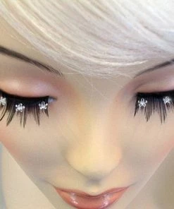 Carnival Products Daisies Crystal False Eyelashes Black