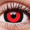 ColourVue Black Red Ghouls Coloured Contact Lenses