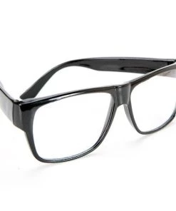 Tomfoolery Geek Black-rimmed Glasses