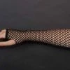 Interalia Womens Fishnet 80's Black Long Gloves