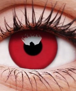 ColourVue Glow Red Contact Lenses Buy Costumes