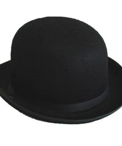 Sweidas Mens Bowler Black Costume Hat