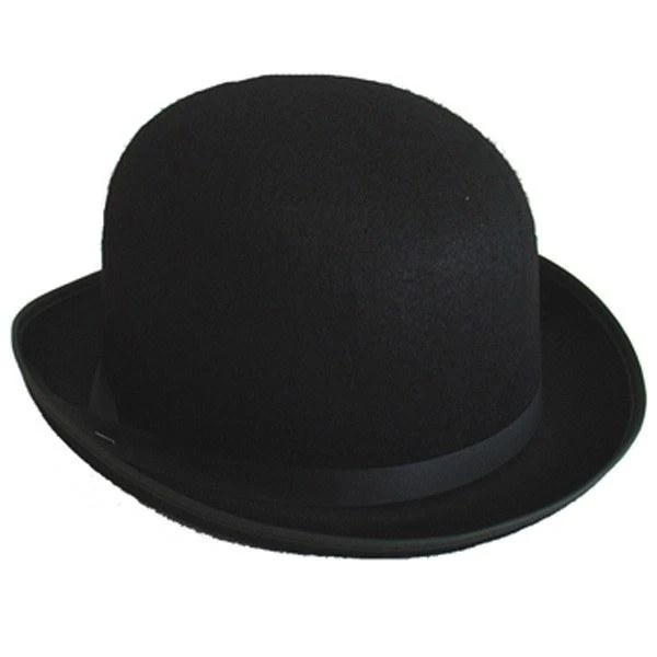 Sweidas Mens Bowler Black Costume Hat 3 Sweidas Mens Bowler Black Costume Hat