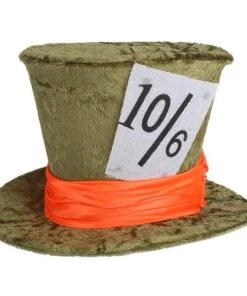Tomfoolery Mad Hatter Hat Mini Green Costume Hat