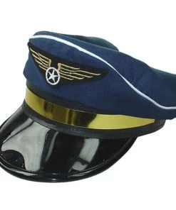 Tomfoolery Pilot Blue Fancy Dress Hat For Sale Buy Costumes