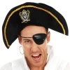 Tomfoolery Pirate Adult Costume Hat With Badge Buy Costumes