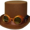 Sweidas Top Hat Steampunk Hat With Goggles Buy Costumes