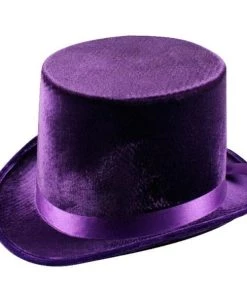 Tomfoolery Top Hat Purple Lincoln Costume Accessory