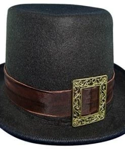 Sweidas Buy Costumes Top Hat With Buckle Steampunk Costume Accessory