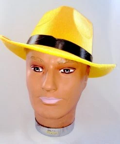 Carnival Products Fedora Yellow Costume Hat