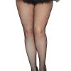 Music Legs Fishnets Black Pantyhose Plus Size Tall Stockings Tights Sexy Hosiery