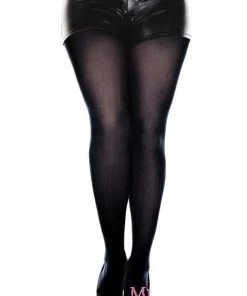 Music Legs Tights Opaque Coloured Plus Size Fancy Dress Pantyhose