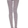 Music Legs Womens Striped Coloured Tights Fancy Dress Stockings