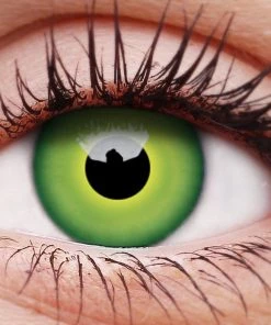 ColourVue Buy Costumes Hulk Green 1 YEAR Contact Lenses