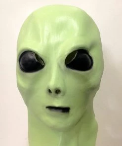 Carnival Products Buy Costumes Alien Big Eye UFO Latex Mask Glow In The Dark