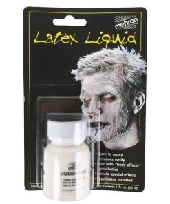 Liquid Latex Halloween Zombie Horror Flesh Make Up Mehron Womens