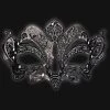 Carta Alta Womens Beethoven Women's Venetian Masquerade Filigree Mask