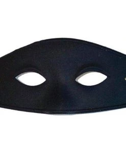 Tomfoolery Mens Zorro Black Style Masquerade Eye Mask