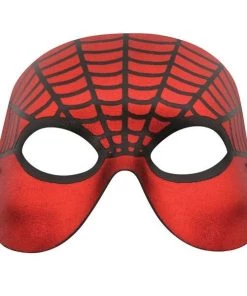 Tomfoolery Superhero Red And Black Masquerade Mask Womens
