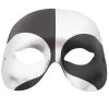 Tomfoolery Voodoo Masquerade Black And Silver Mask